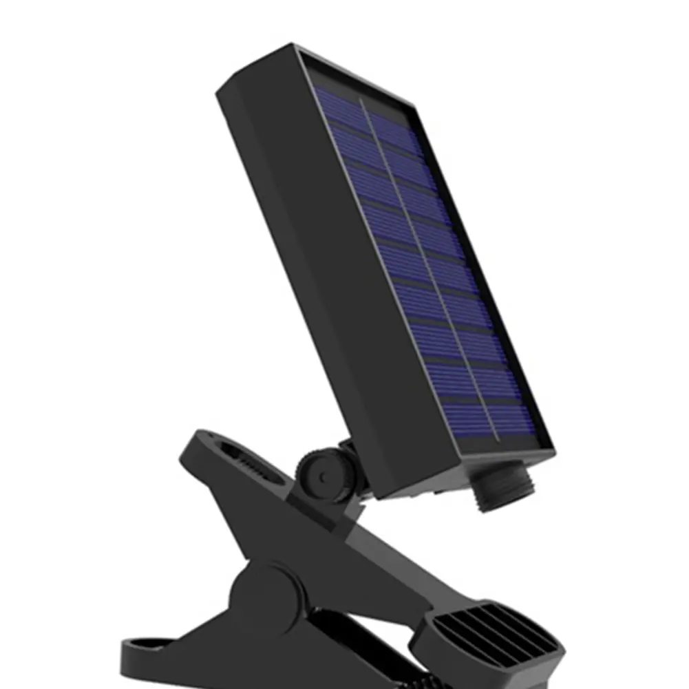 Solar Powered Patio Umbrella Light IP65 Waterproof Clip-On Umbrella Lamp Power Display Umbrella Pole Light for Garden Decoration