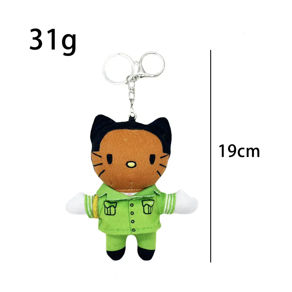 Hello Kitty Tyler The Creator Plush Doll Cute Bag Pendant Cartoon Animation Plush Keychain Holiday Gift Doll Plush Toy