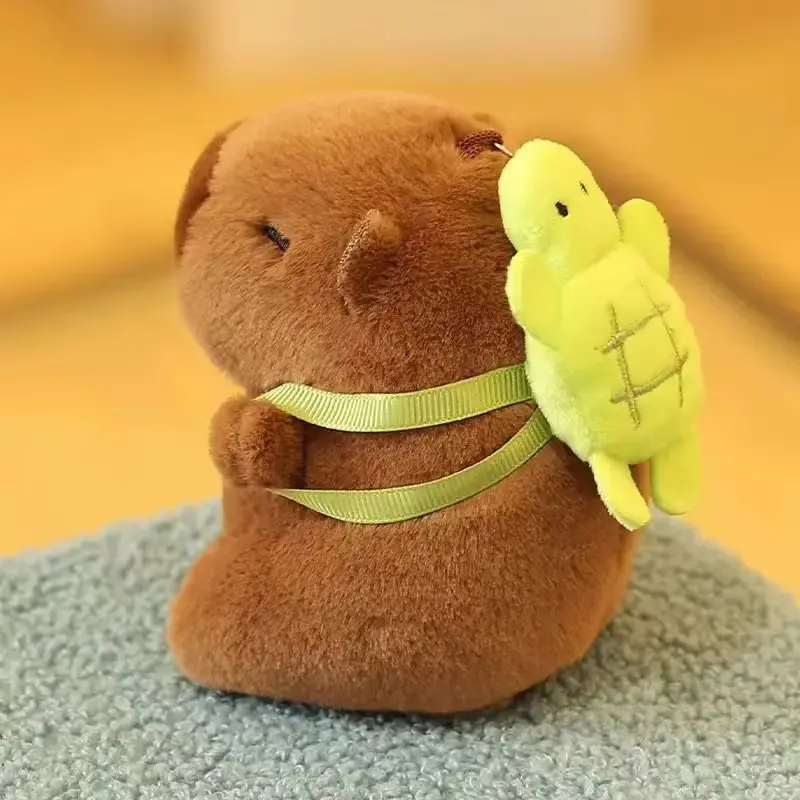 23cm/9.05in Cute Capybara Plush Toys Capibara Anime Fluffty Toy Doll Stuffed Animals Perfect Gift For Kids Birthday Party Supply
