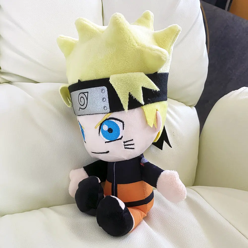 2024 New 27cm Naruto Plush Toy Anime Figure Uzumaki Naruto Cute Stuffed Doll For Room Ornaments child Birthday Christmas Gift