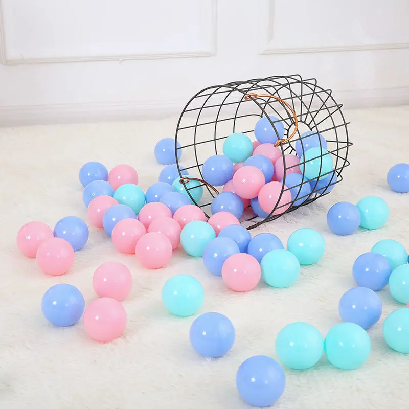 Mesh bag ocean ball 50pcs pack can be thickened bobble ball playground children indoor toys colourful plastic toys