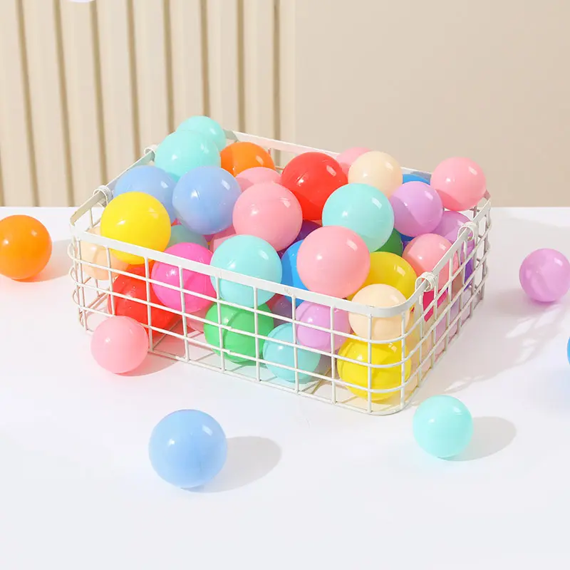 Mesh bag ocean ball 50pcs pack can be thickened bobble ball playground children indoor toys colourful plastic toys