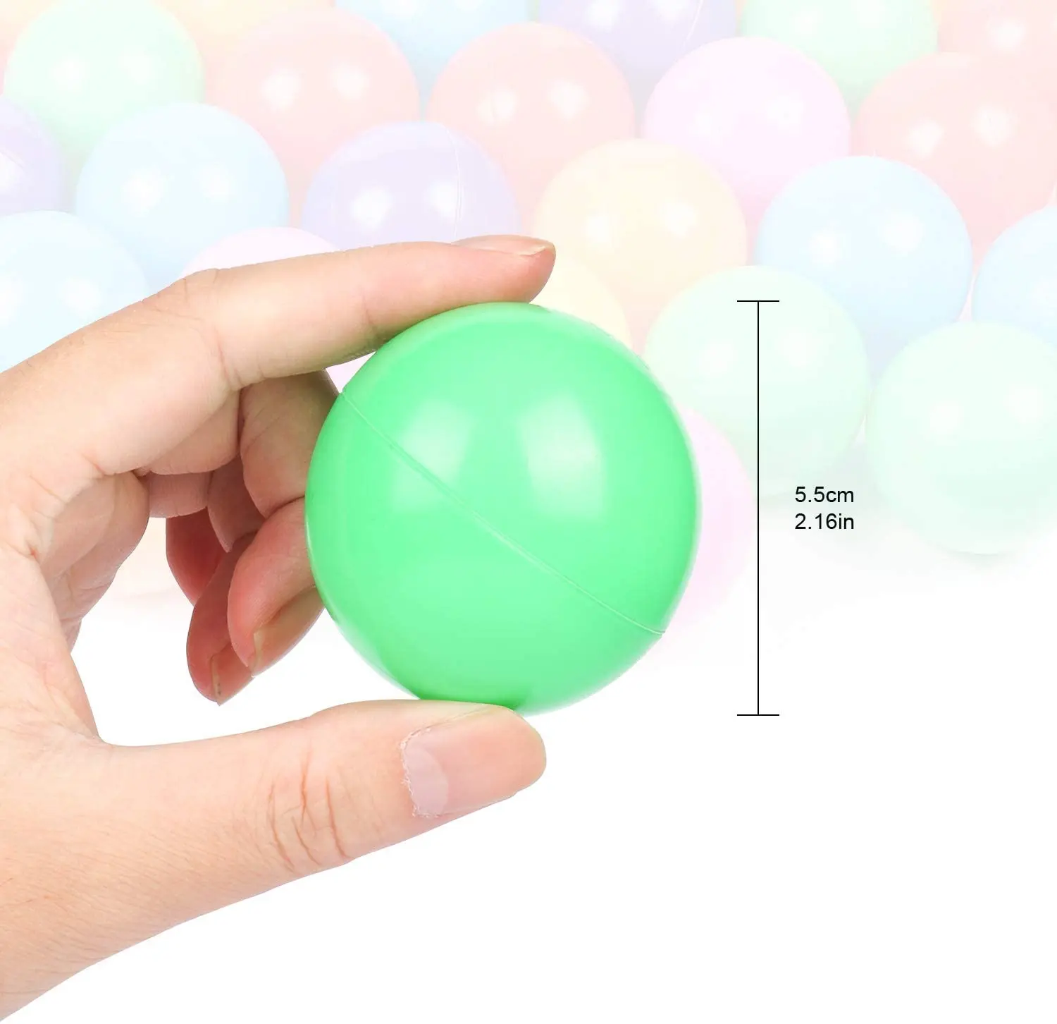 Mesh bag ocean ball 50pcs pack can be thickened bobble ball playground children indoor toys colourful plastic toys