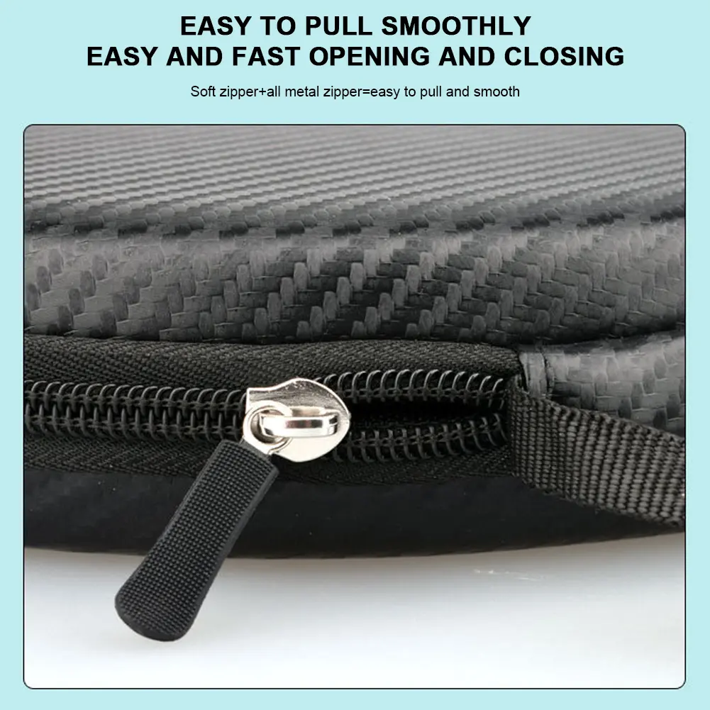 Ping Pong Paddles Case Hard Shell Table Tennis Racket Bag Waterproof Table Tennis Paddle Storage Bag