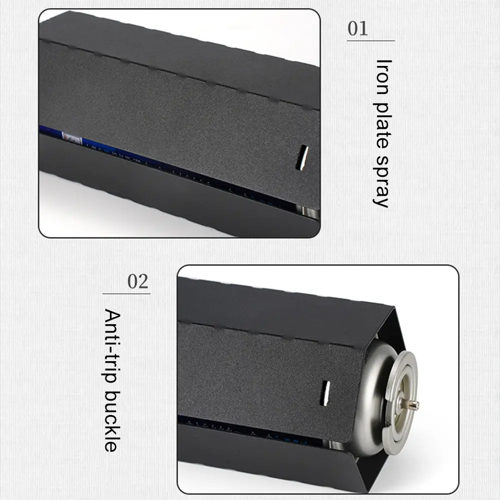 Gas Tank Protective Cover Anti-Fall Fuel Canister Sleeve Metal Fuel Cylinder Storage Case for Outdoor Camping