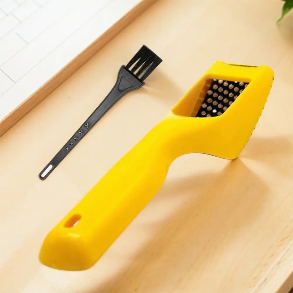 Ceramic File Pottery Tool with Cleaning Brush Clay Tool Hand Rasp Shaver Tool for Pottery Clay Foam Sculpture Artists Tools