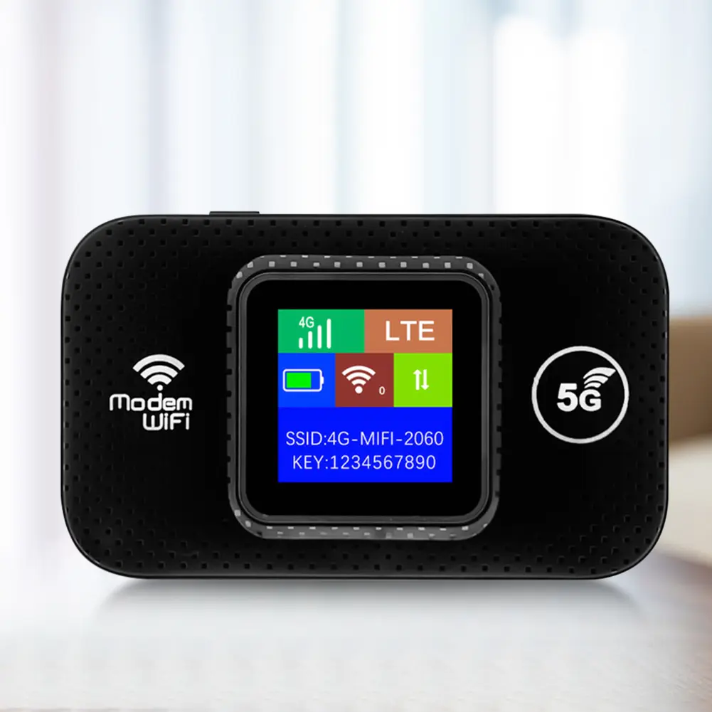 4G LTE Wireless WiFi Router Wireless Internet Router 150Mbps Hotspot Portable WiFi Mobile Hotspot with SIM Card Slot for Travel