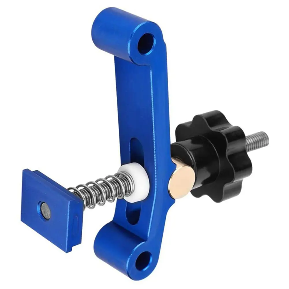 T-Track Hold Down Clamp T Slot Clamp M8 T Screw Aluminum Alloy Quick Acting Hold Down Clamp Metal Fixed Clamp Woodworking Tool