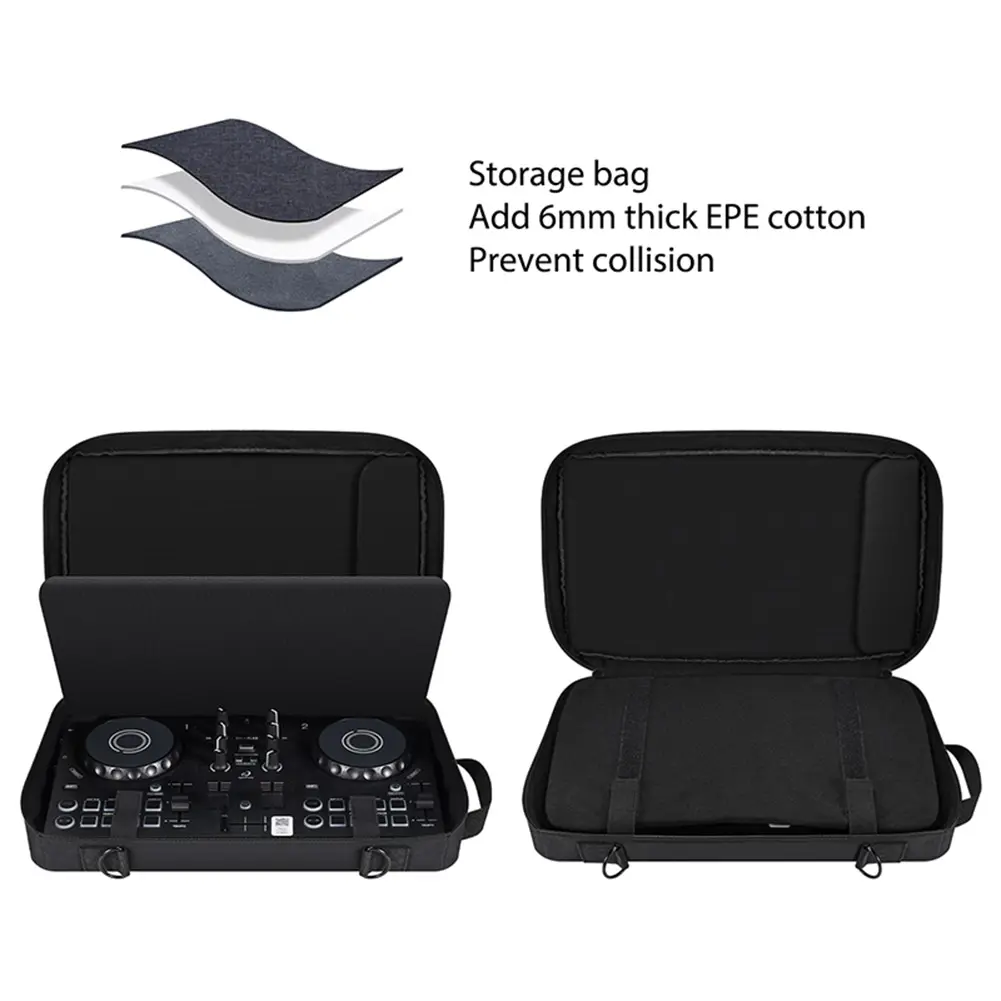 DJ Controller Case Protective Portable Storage Bag DJ Travel Carrying Bag for Pioneer DDJ-200/DDJ-WeGO4 for AlphaTheta DDJ-FLX2