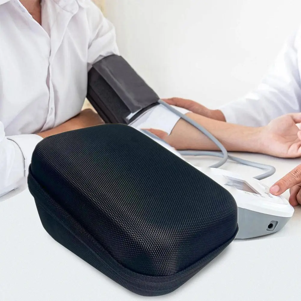 Hard Shell Carrying Case Shockproof Hard Case Replacement Anti-scratch Upper Arm Blood Pressure Monitor Case for Omron Yuwell