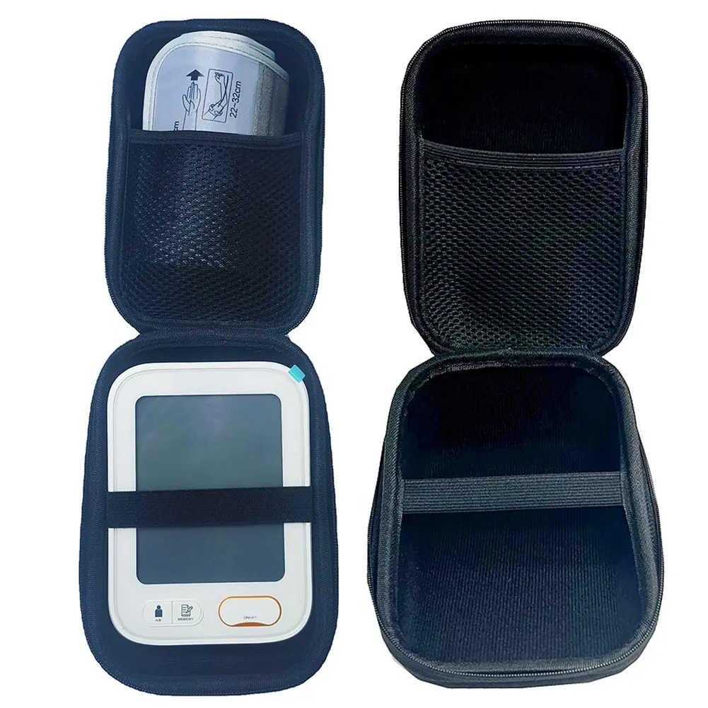 Hard Shell Carrying Case Shockproof Hard Case Replacement Anti-scratch Upper Arm Blood Pressure Monitor Case for Omron Yuwell