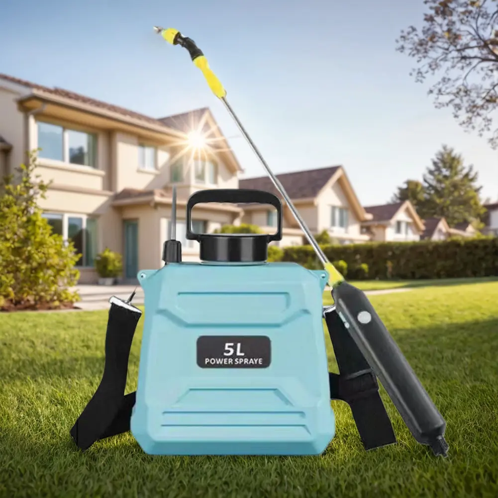 5L Shoulder Pesticide Sprayer Electric Backpack Sprayer Multi-Function Garden Water Sprayer Lawn Sprinkler for Garden Irrigation