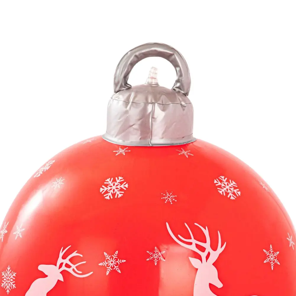 40cm Inflatable Christmas Ball Outdoor Christmas Decorations Christmas Decorations Ball for Holiday Party Indoor Outdoor Decor