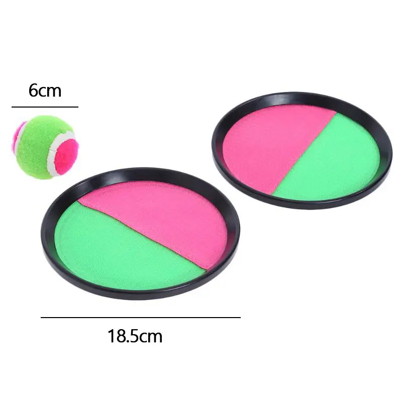 1 Set  Kids Sucker Sticky Ball Toy Catch Ball Game Set Throw And Catch Parent-Child Interactive Outdoor Sports Toys
