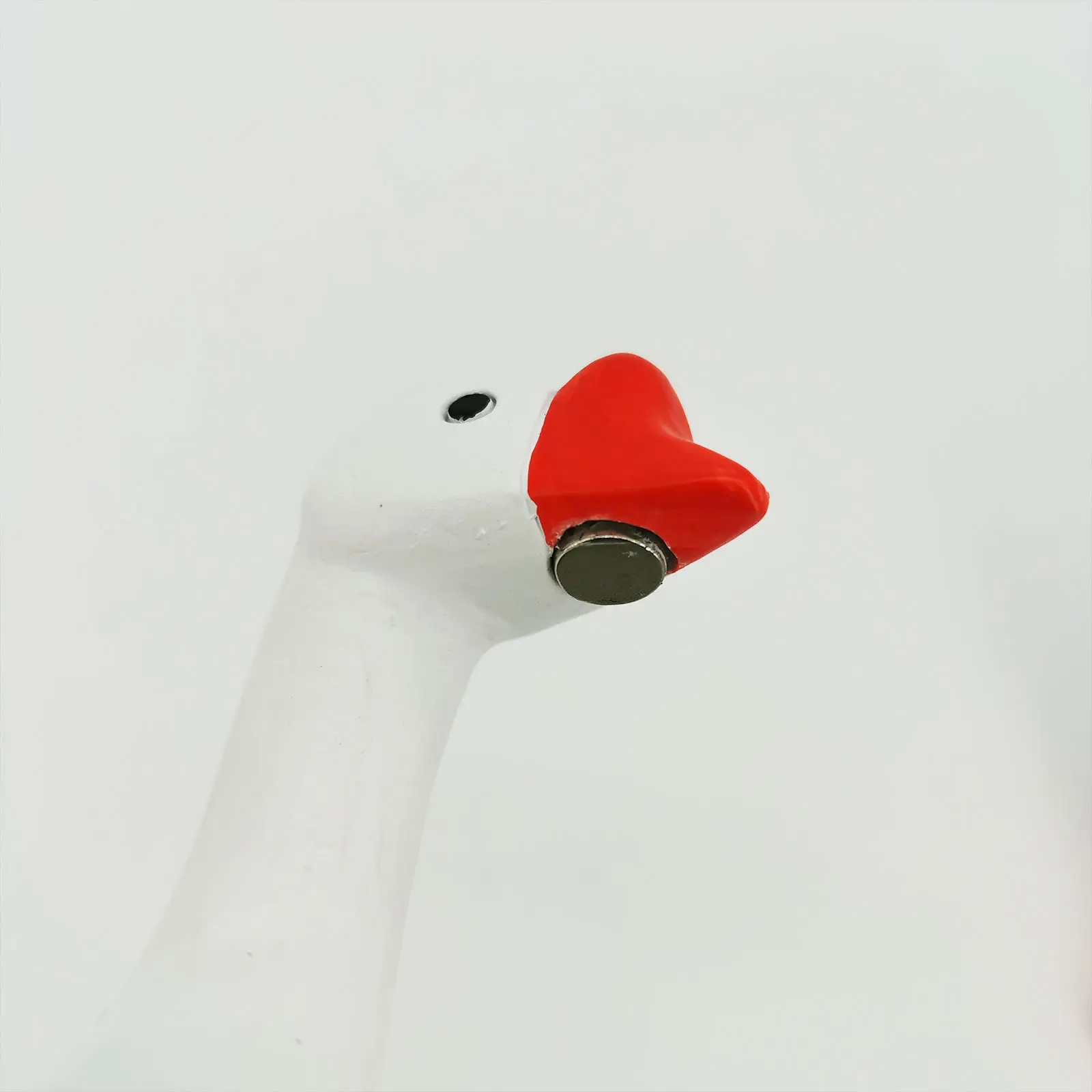Magnetic Goose Figure Model Multifunctional Animal Storage Rack Creative Cartoon Duck Figurine for Keys Glasses Bells