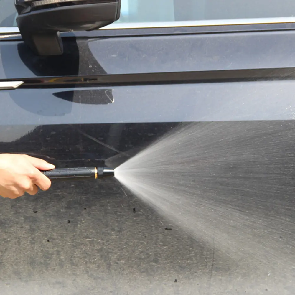 Spray Nozzle Multifunctional High Pressure Sprinkler Connector Metal No Water Leakage Removable for Cleaning Car Garden Watering