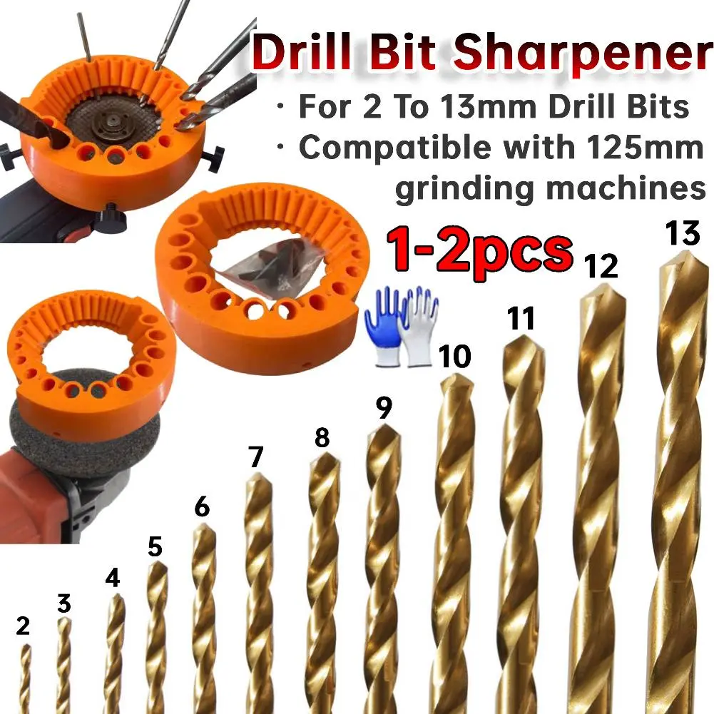2-13mm Drill Grinder Power Drill Bit Sharpener Power Multi-Specification Drill Bit Power Abrasive Tools for Grinding 125mm Grind