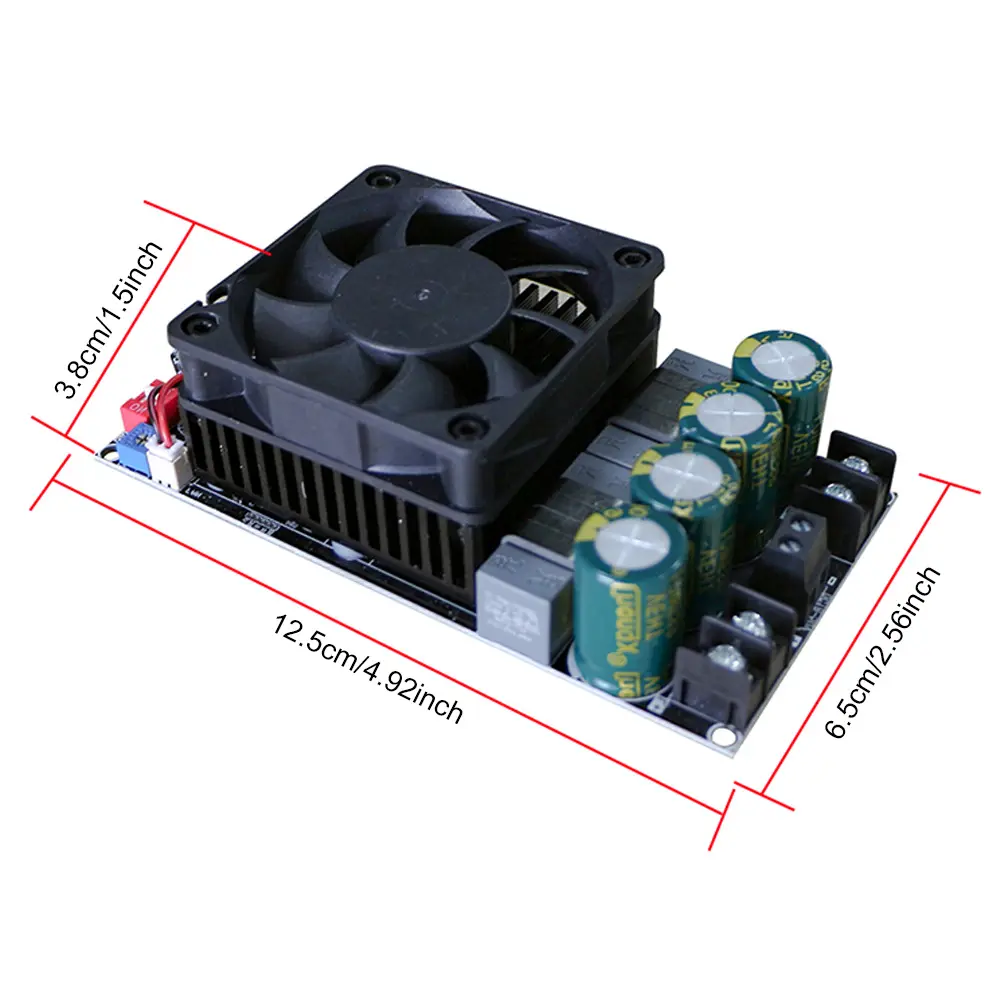 ZK-3002 Stereo Audio Amplify Board 300WX2 Bridged Mono 600W TPA3255 Digital Power Audio Amplifier Board for Subwoofer Speaker