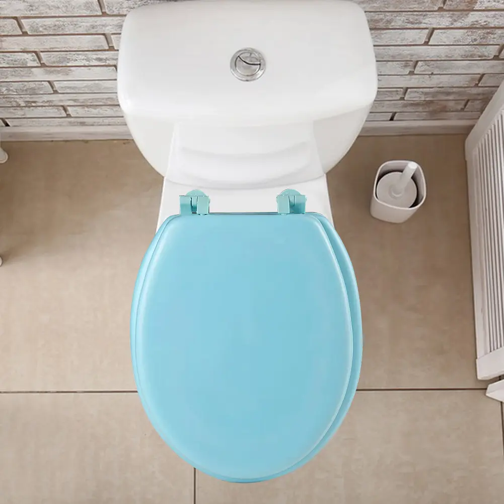Potty Seat Toilet Soft Lid Bathroom Replacement Cover Seats Soft Close Cushion Quick-Release for Bathroom Seats Standard Toilets