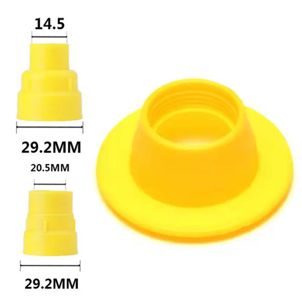 22PCS Stainless Steel Caulk Nozzle Applicator with Rubber Base Caulking Finisher Caulking Nozzle for Kitchen Bathroom Sink Joint