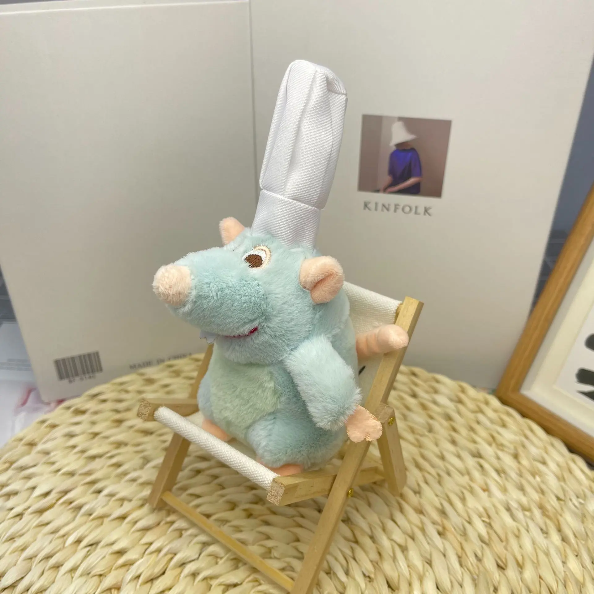 10cm Store Ratatouille Chef Remy Magnetic Shoulder Plush Toy Gifts Kawaii Plush Stuff Toys For Children's Birthday Gift