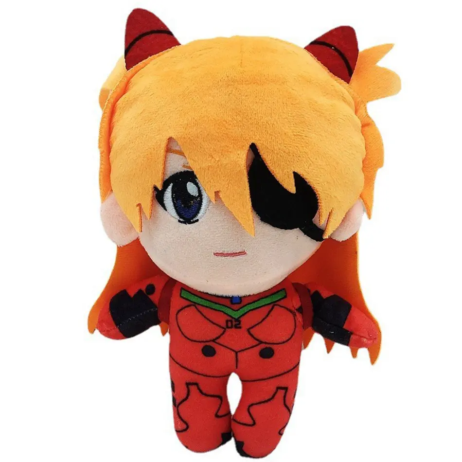 23cm Evangelion Ayanami Rei Plush Toy Doll Cartoon Anime Figure Kawaii Doll EVA Soft Stuffed Room Decor Kid Birthday Gifts