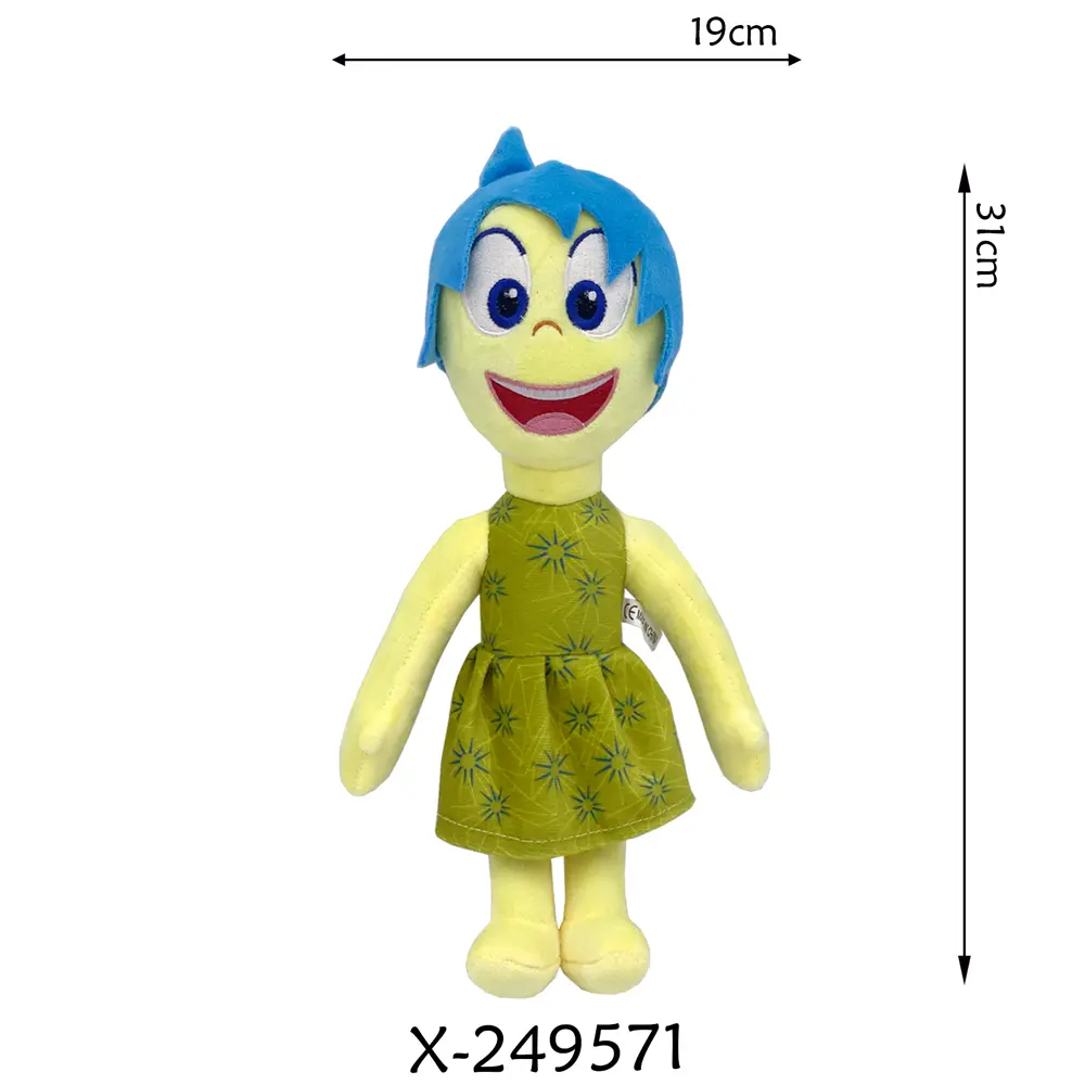 14style Inside Out 2 Plush Dolls Inside Out Plush Toy Cute Cartoon Plushie Doll Stuffed Anime Periphery Toys Kids Birthday Gifts