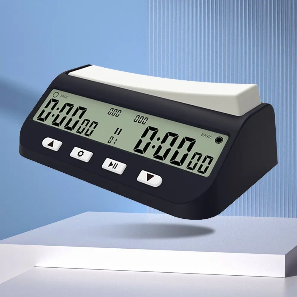 Chess Clock with Basic  Delay and Positive Time Features Digital Chess Timer for Chess Game I-GO and Chinese Chess