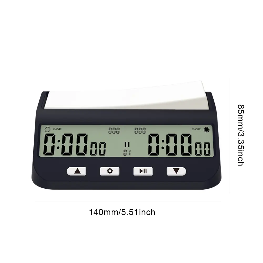 Chess Clock with Basic  Delay and Positive Time Features Digital Chess Timer for Chess Game I-GO and Chinese Chess