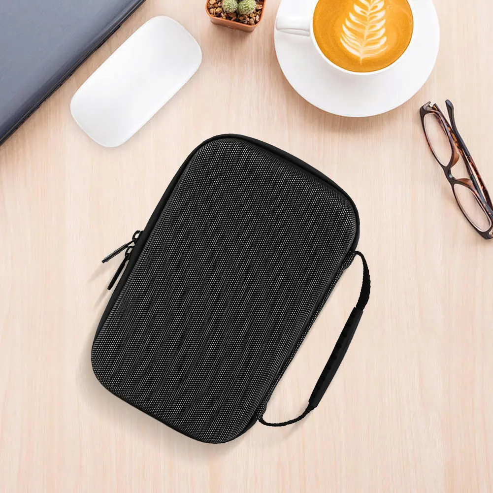 Hard Case EVA Storage Bag Carrying Case Dustproof Organizer Case for Apple 2024 Mac Mini M4 Mouse and Cable