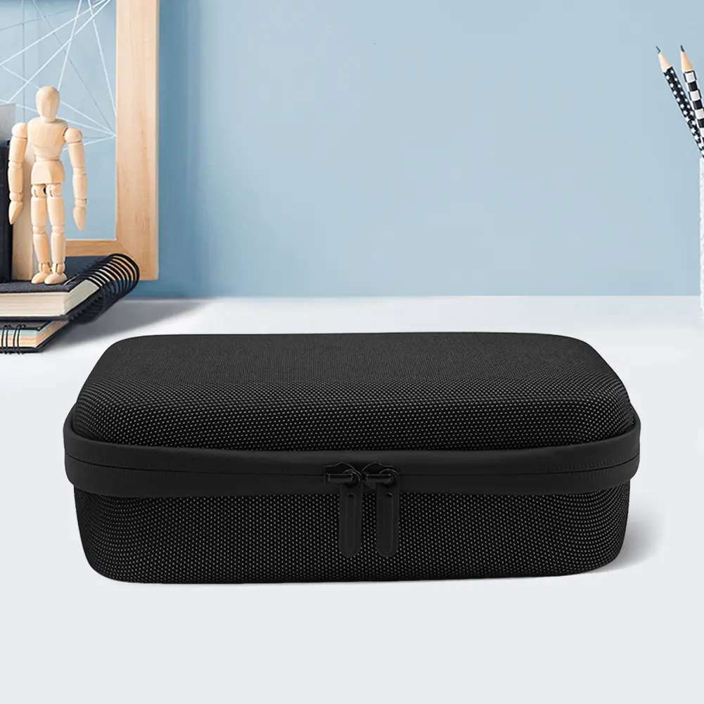 Hard Case EVA Storage Bag Carrying Case Dustproof Organizer Case for Apple 2024 Mac Mini M4 Mouse and Cable