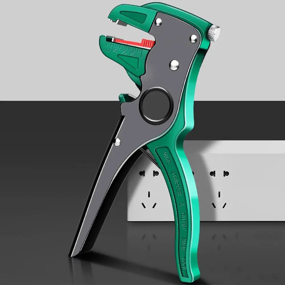 Duckbill Type Stripping Pliers Multifunctional Eagle Nose Electric Cable Stripper Cutter Wire Repair Tool Pliers for Flat Wire