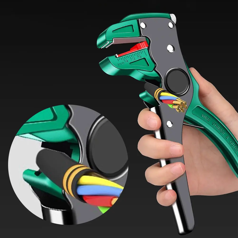 Duckbill Type Stripping Pliers Multifunctional Eagle Nose Electric Cable Stripper Cutter Wire Repair Tool Pliers for Flat Wire