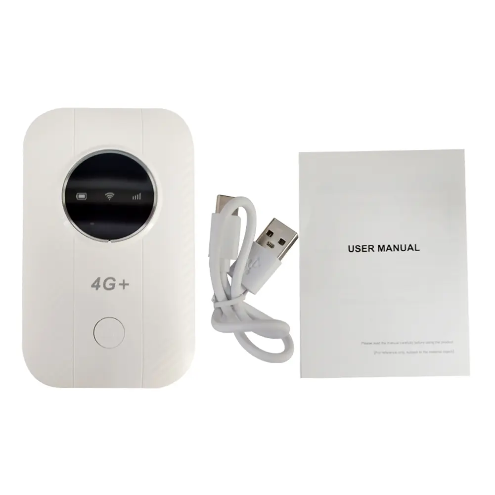 4G LTE Portable WiFi Hotspot Up To 10 Users Mobile WiFi Router 3650mAh 150Mbps with SIM Card Slot Wireless Router for Car Travel