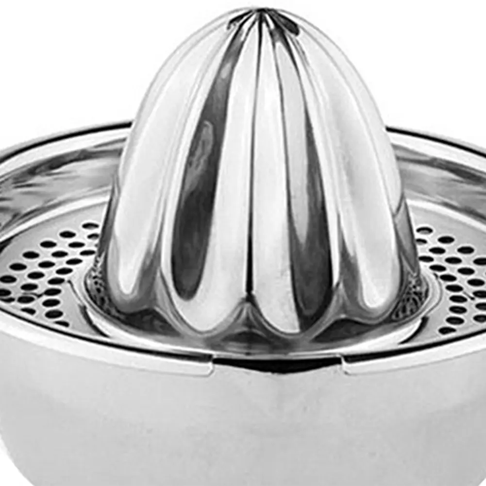 Manual Juicer Fruit Juicer Machine Stainless Steel Manual Orange Juicer Detachable with Strainer Handle Kitchen Gadgets