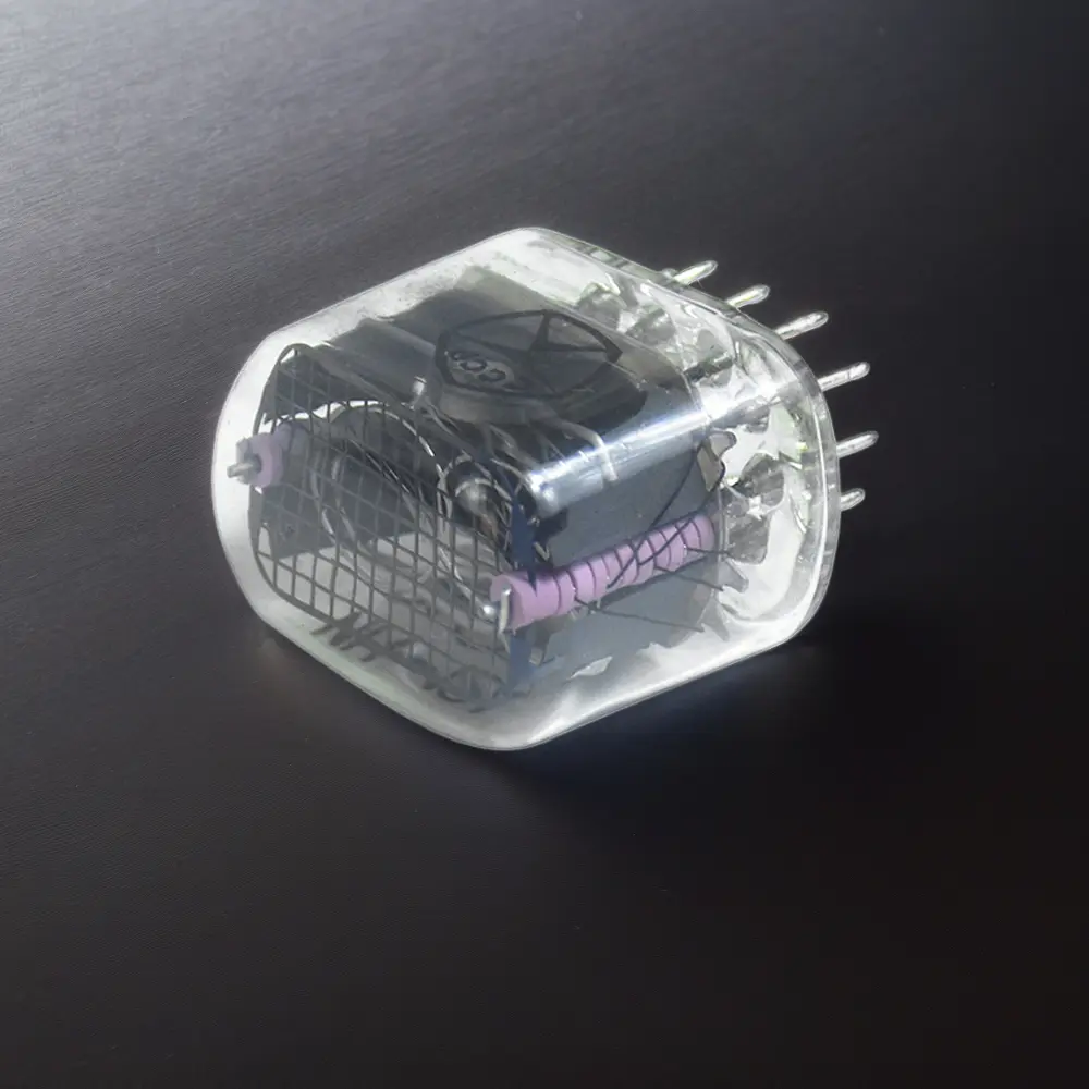 1Pcs IN-12 IN12 Glow Tube with Decimal Point Digital Tube Glow Tubes Symbol Tube for Glow Clock Nixie Digital LED Clock DIY Part