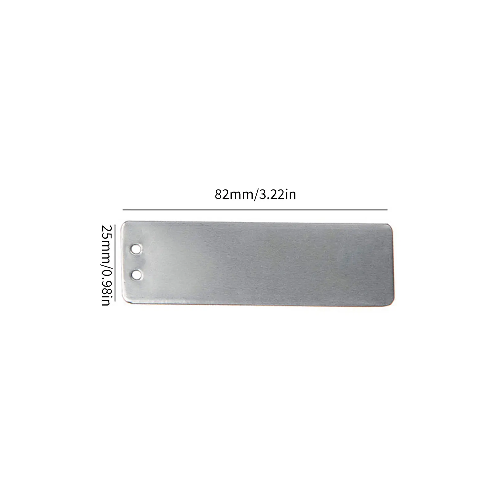 100Pcs Aluminum Plant Label with Metal Wires Double-Sided Plant Labels UV Resistant for Outdoor Garden Trees Record