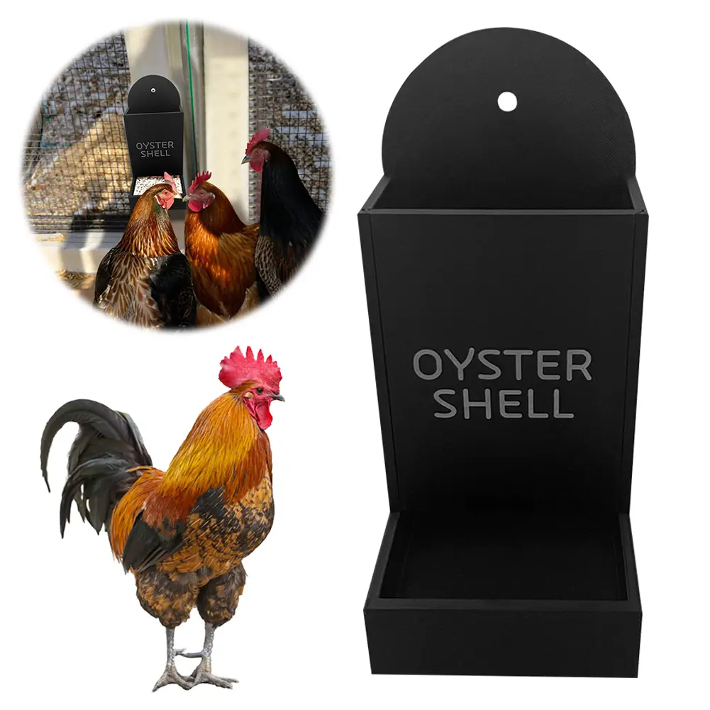 Automatic Chicken Feeder Grit Feeder Precision Nutrition Hanging Chicken Feeder No Waste Design Wide Mouth for Farm Poultry Use