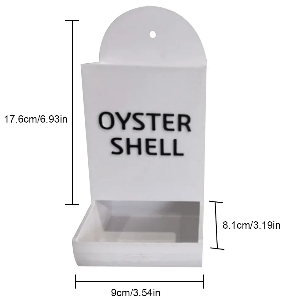 Automatic Chicken Feeder Grit Feeder Precision Nutrition Hanging Chicken Feeder No Waste Design Wide Mouth for Farm Poultry Use
