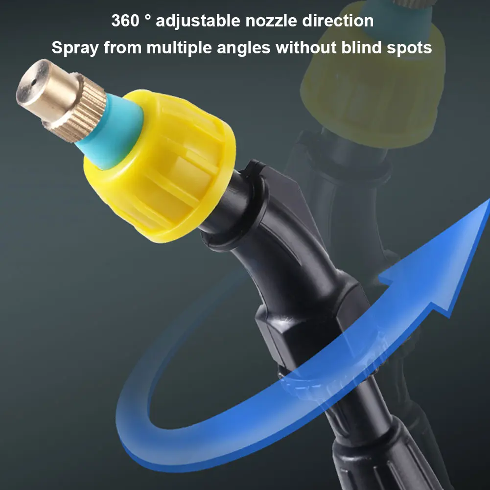 5/8L Electric Sprayer with USB Rechargeable Handle and Retractable Wand Garden Sprayer Water Sprayer for Lawn Garden Cleaning