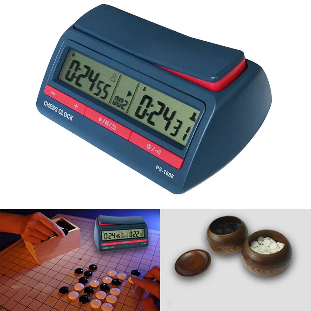 Competition Timer Professional Digital Chess Clock Plastic Battery Powered Multifunctional Lightweight for Family Personal Use