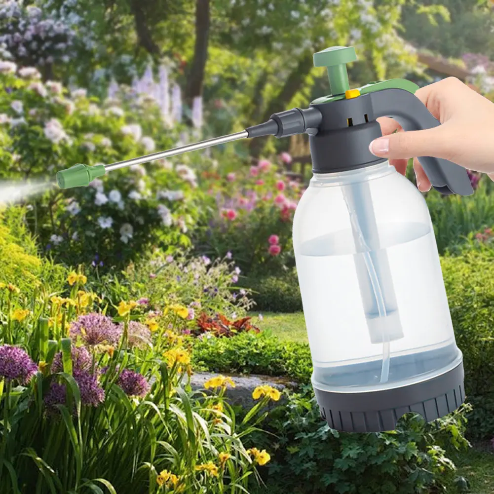 2L Jug Sprinkler Disinfection Watering Can Manual Air Pump Garden Disinfection Water Sprayer Garden Irrigation Watering Tools