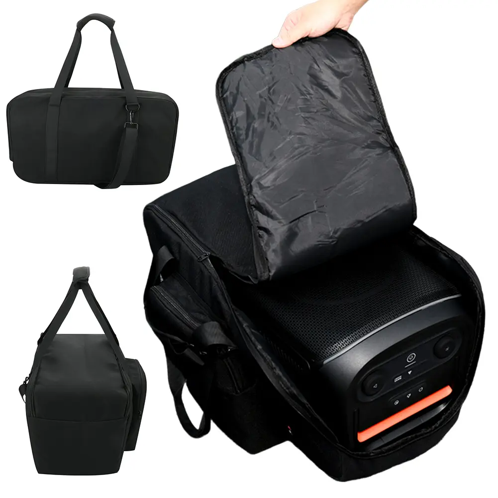 Protective Case with Shoulder Strap & Extra Pockets Speaker Tote Bag for JBL PartyBox Club 120 Portable Party Speaker