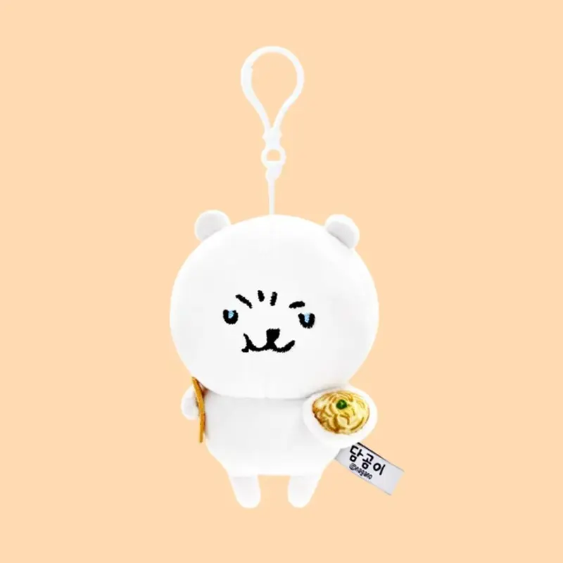 Japanese New Kiikawa Lamian Noodles Drink Tea Angry Sweat Facial Expression Plush Toy Girl Heart Bag Pendant