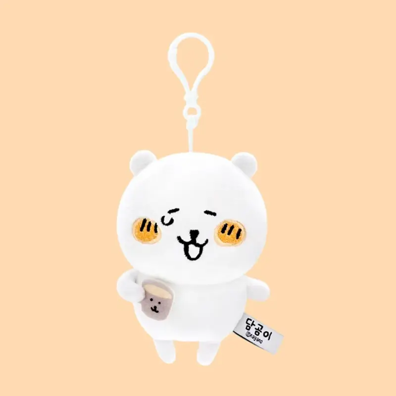 Japanese New Kiikawa Lamian Noodles Drink Tea Angry Sweat Facial Expression Plush Toy Girl Heart Bag Pendant