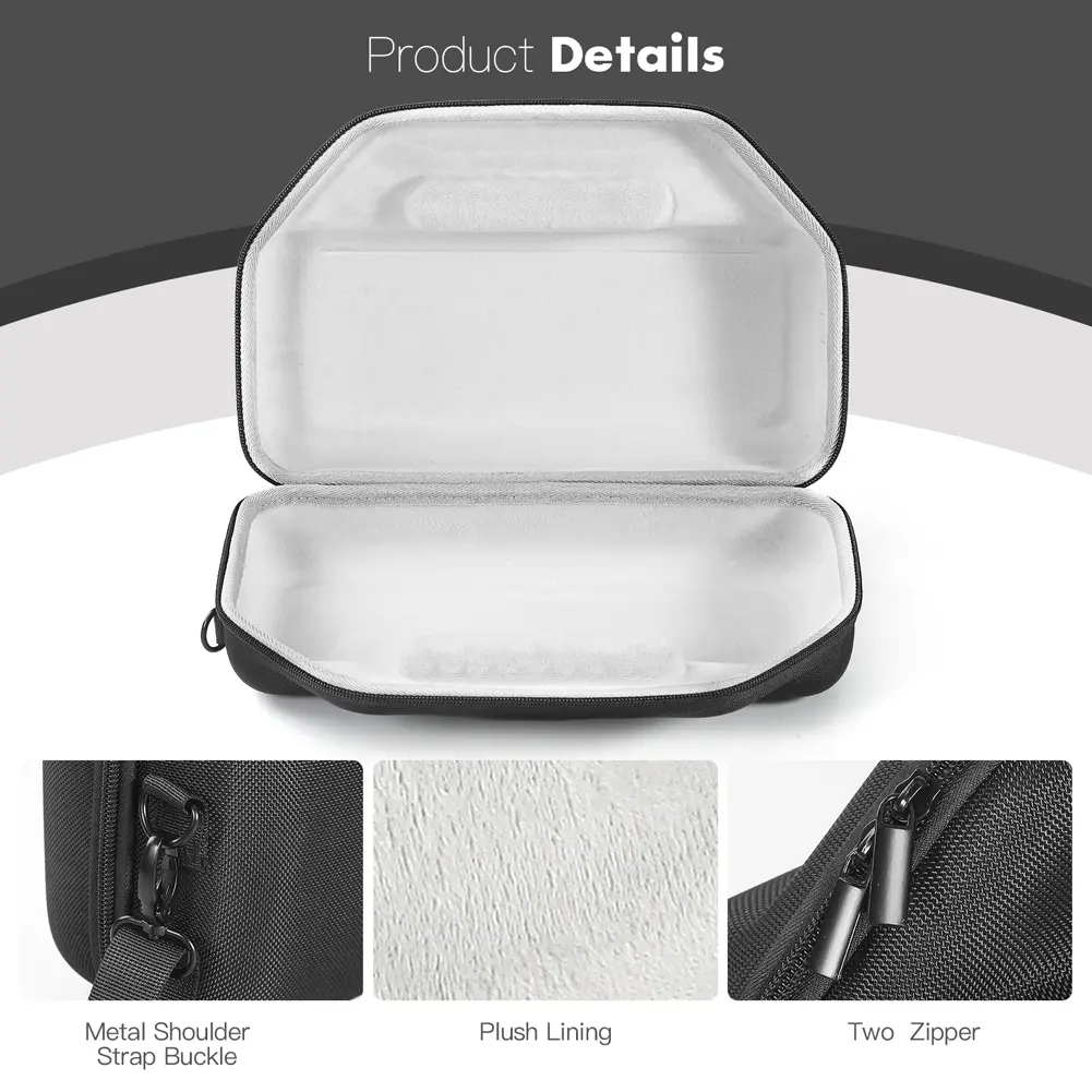 EVA Hard Carrying Case Waterproof Hard Travel Case Shockproof with Adjustable Shoulder Strap for Anker Soundcore Boom 2 Speaker