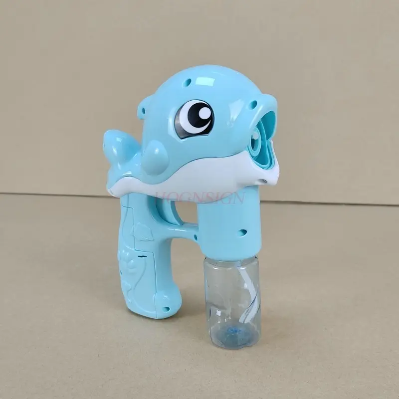 Bubble gun Popular handheld automatic bubble blowing children's toy dolphin machine with fully automatic bubble gun