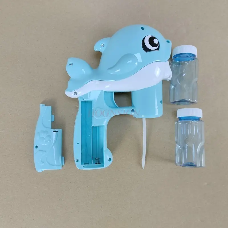Bubble gun Popular handheld automatic bubble blowing children's toy dolphin machine with fully automatic bubble gun