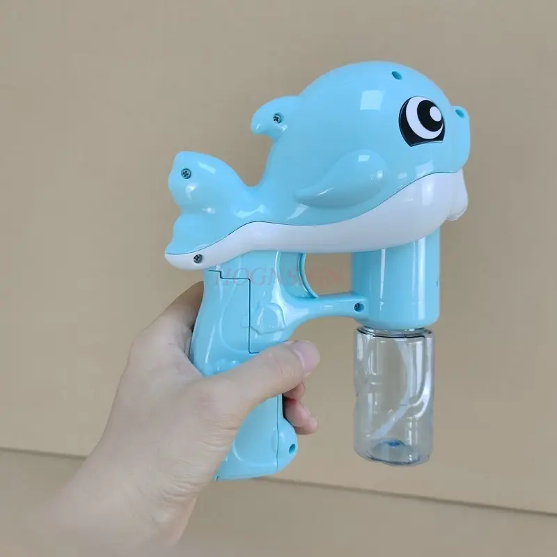 Bubble gun Popular handheld automatic bubble blowing children's toy dolphin machine with fully automatic bubble gun