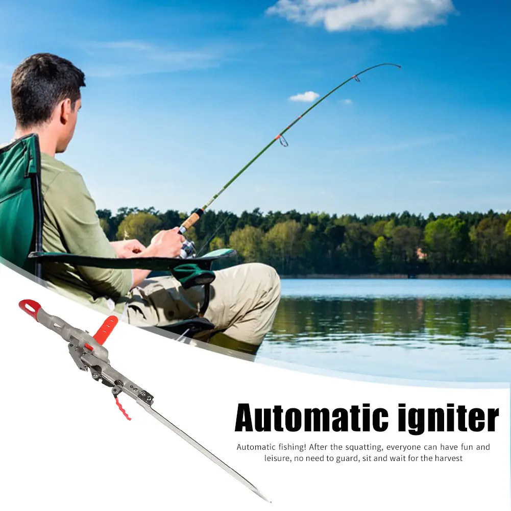 Foldable Automatic Spring Fishing Pole Bracket  Outdoor Fishing Gear